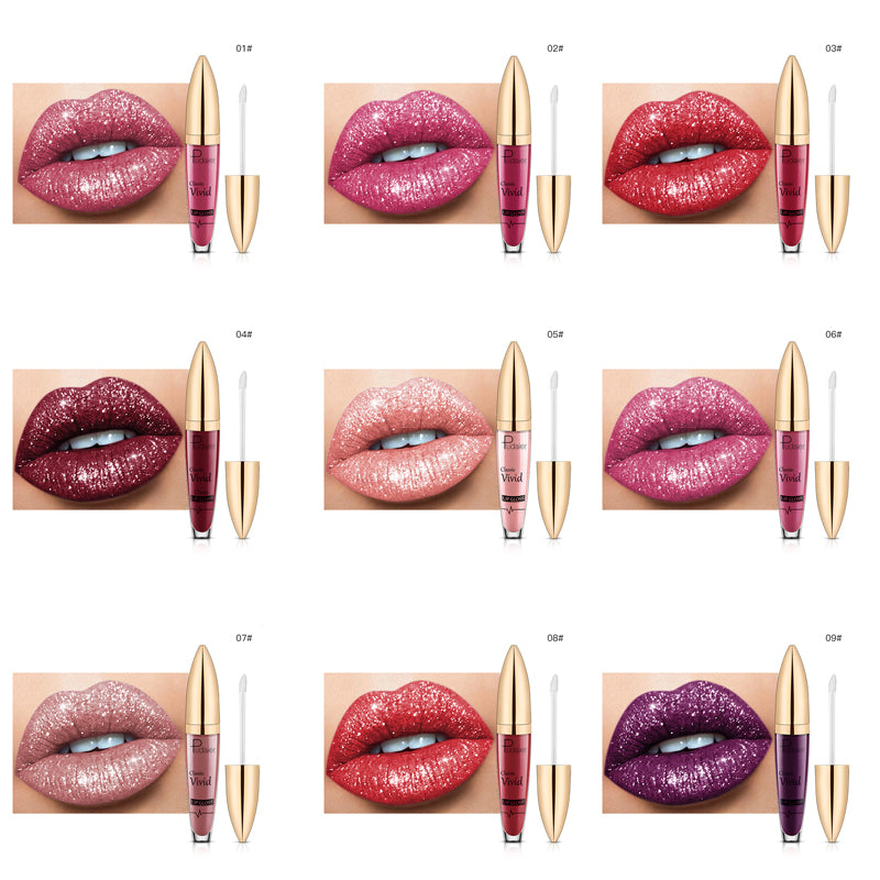Pearlescent Matte Lip Gloss – Longue Tenue & Non-Collant