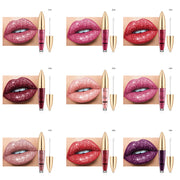 Pearlescent Matte Lip Gloss – Longue Tenue & Non-Collant