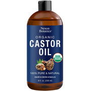 Huile de ricin bio pour la pousse des cheveux – 236 ml