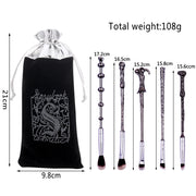 5-Piece Makeup Brush Set for Eye Makeup – Rose Gold & Black