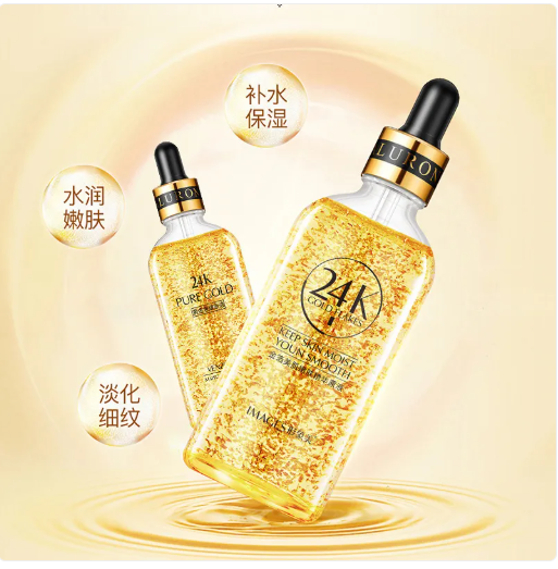 Sérum raffermissant visage à l'or 24 carats et à l'acide hyaluronique
