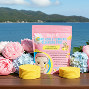 Kojic Acid & Turmeric Glow Cleansing Pads – Soin Éclat & Anti-Taches