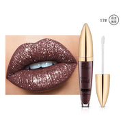 Pearlescent Matte Lip Gloss – Longue Tenue & Non-Collant
