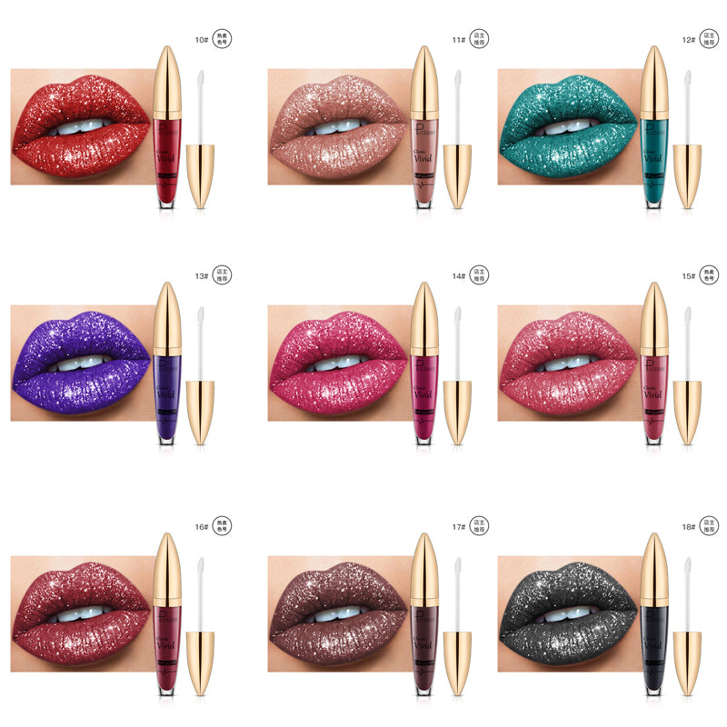 Pearlescent Matte Lip Gloss – Longue Tenue & Non-Collant