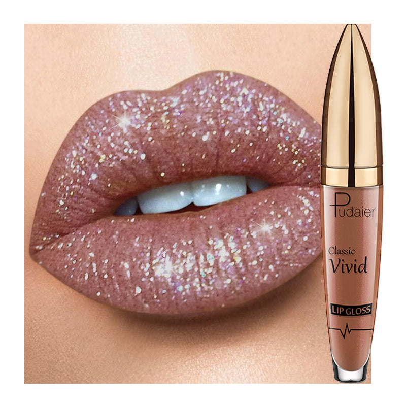 Pearlescent Matte Lip Gloss – Longue Tenue & Non-Collant