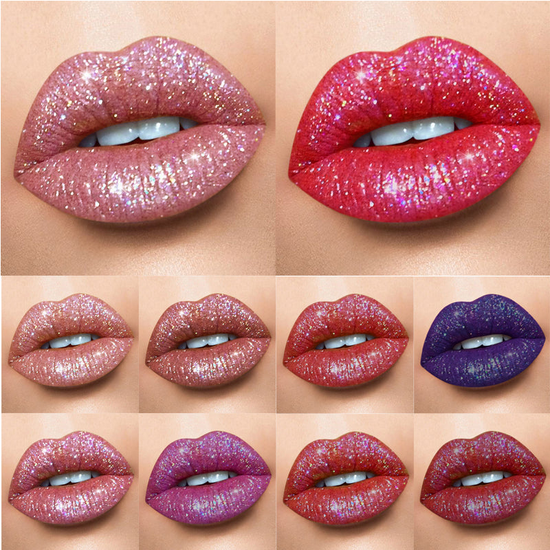 Pearlescent Matte Lip Gloss – Longue Tenue & Non-Collant