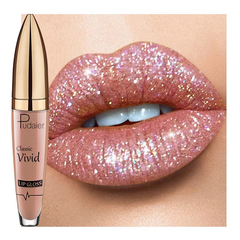 Pearlescent Matte Lip Gloss – Longue Tenue & Non-Collant