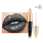 Pearlescent Matte Lip Gloss – Longue Tenue & Non-Collant
