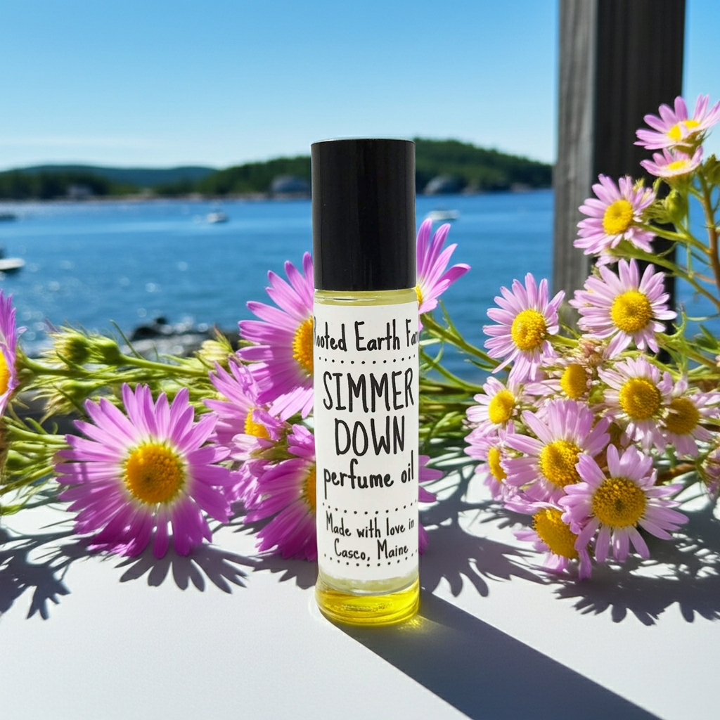 Huile de parfum à bille "Simmer Down" – Cèdre et sauge sclarée