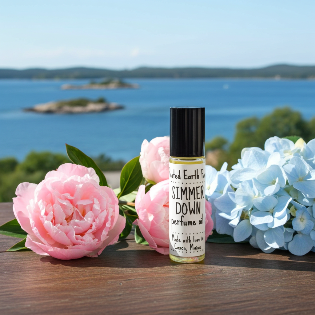 Huile de parfum à bille "Simmer Down" – Cèdre et sauge sclarée