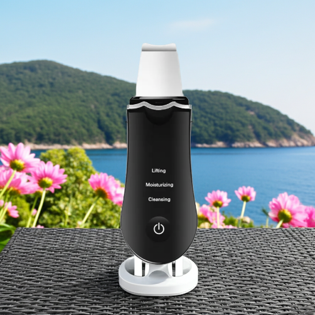 Nettoyant facial ultrasonique – Extracteur de points noirs et exfoliant pour la peau