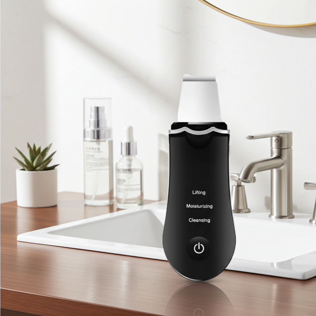 Nettoyant facial ultrasonique – Extracteur de points noirs et exfoliant pour la peau